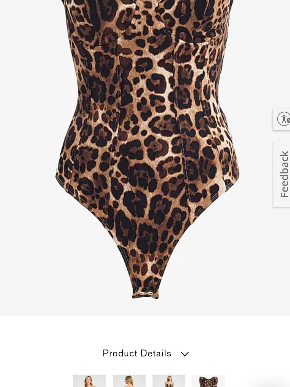 Body Contour High Compression Leopard Strapless Corset Bodysuit